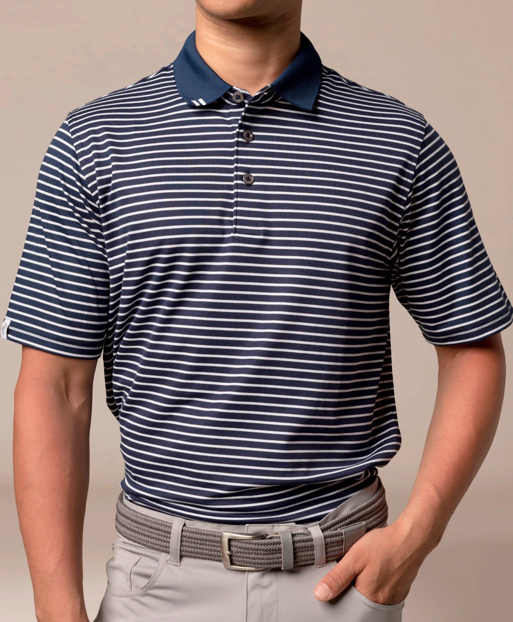 2Bar Stripe Polo image