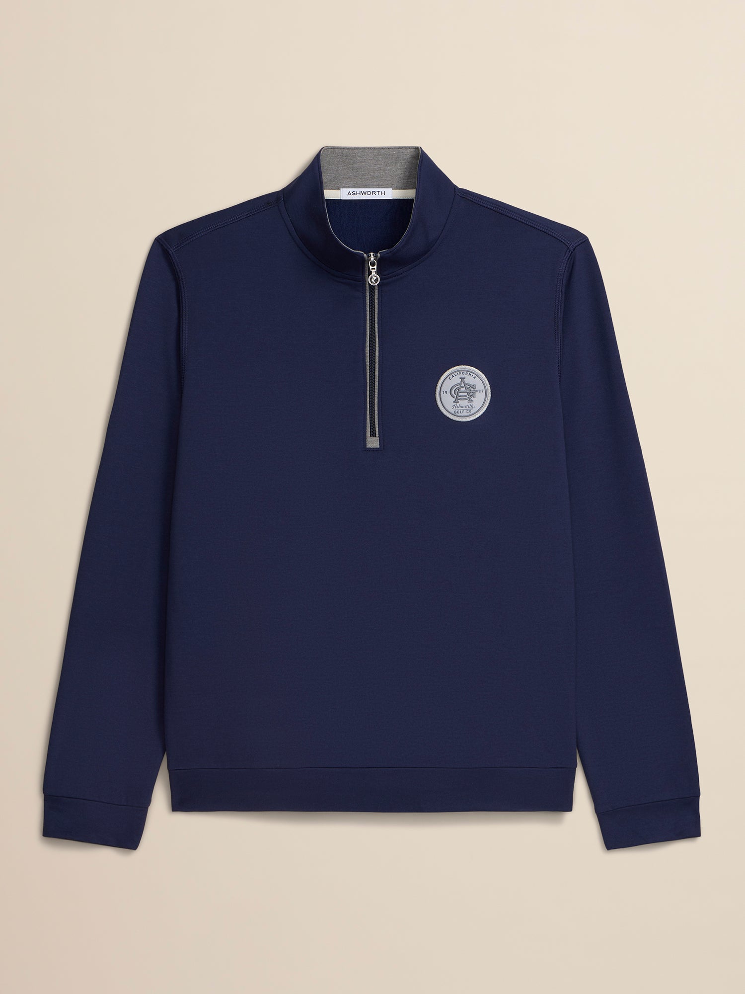 French Terry Vintage Patch 1/4 Zip