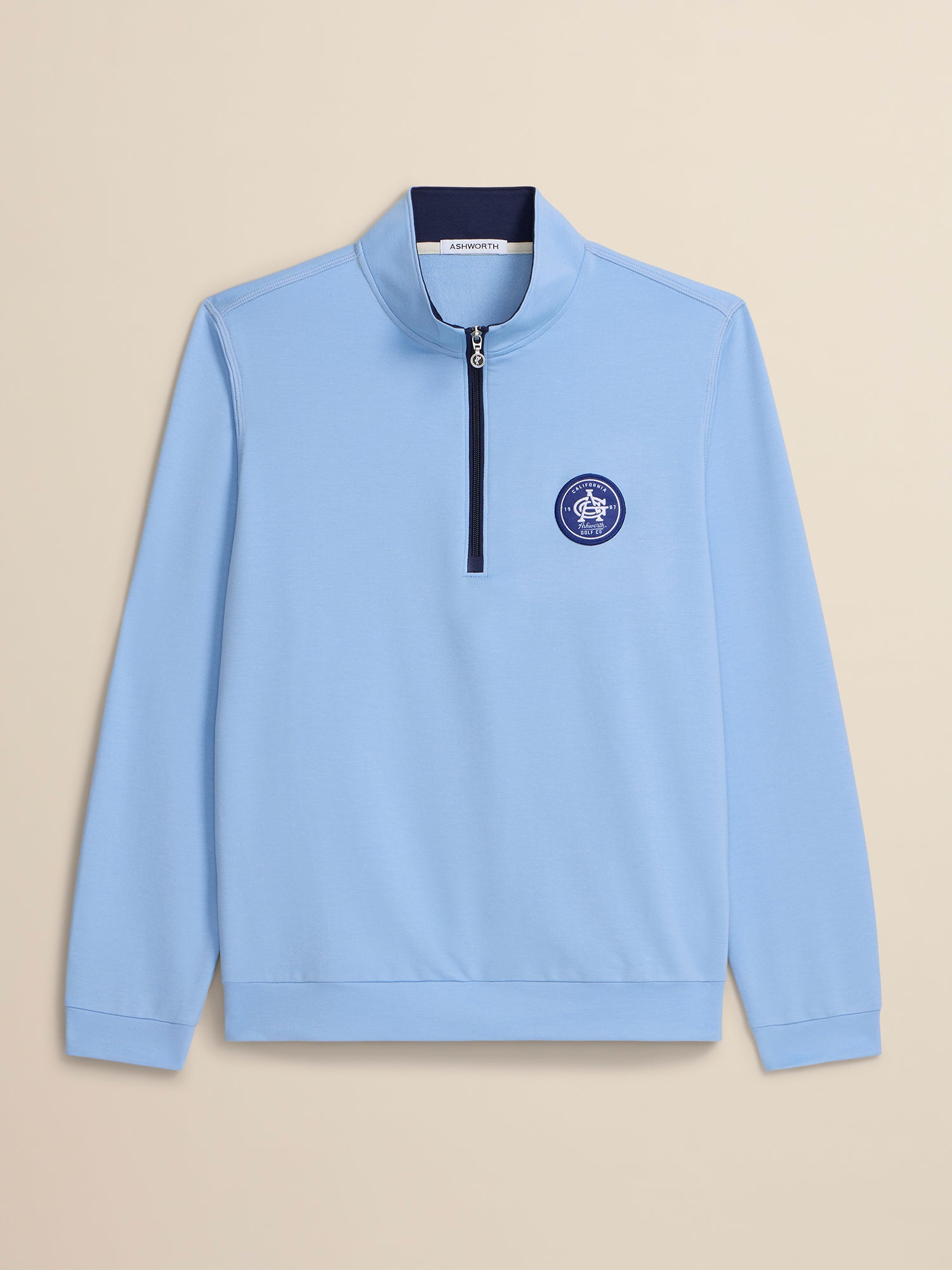 French Terry Vintage Patch 1/4 Zip