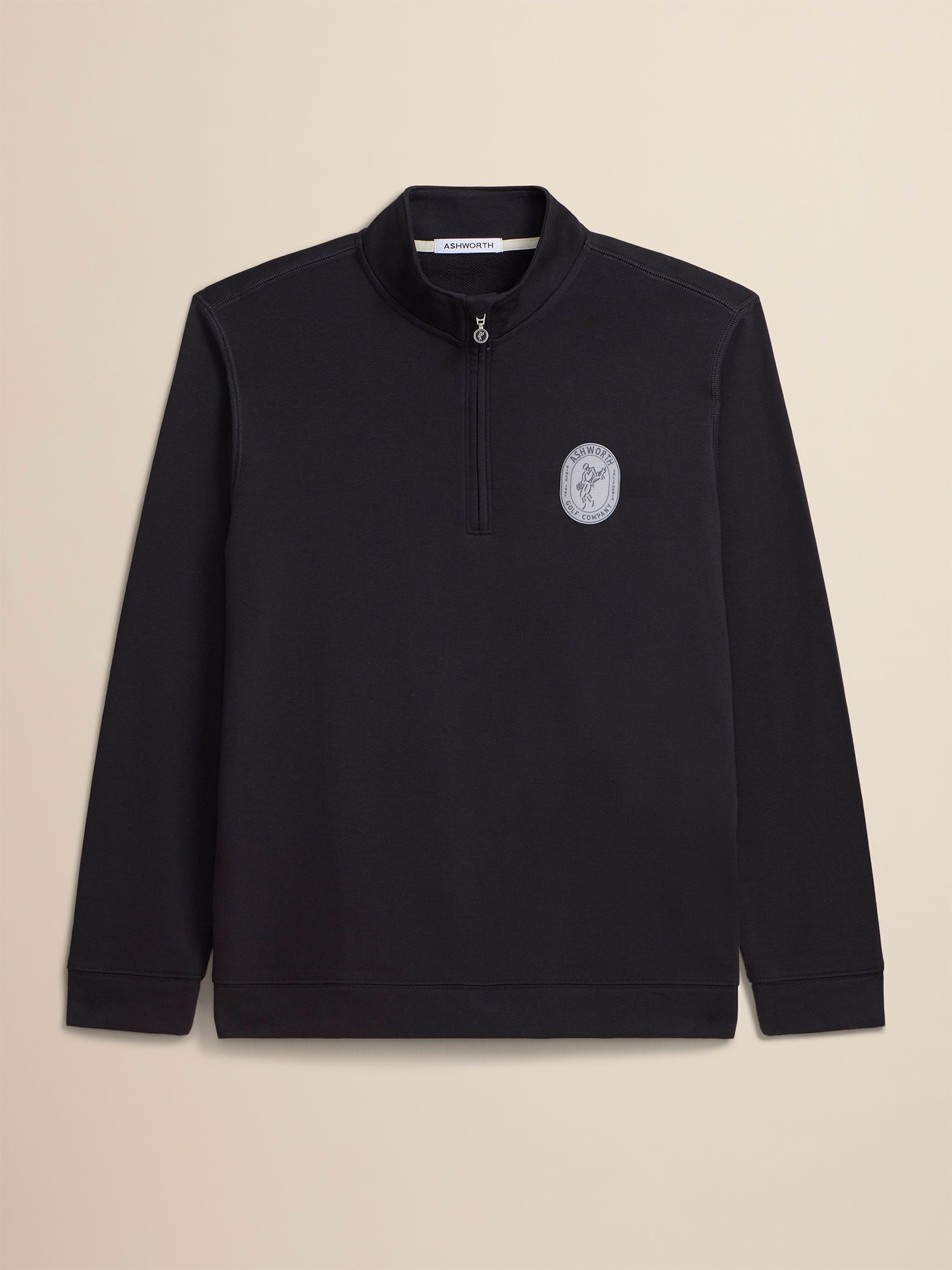 Oval Velvet 1/4 Zip