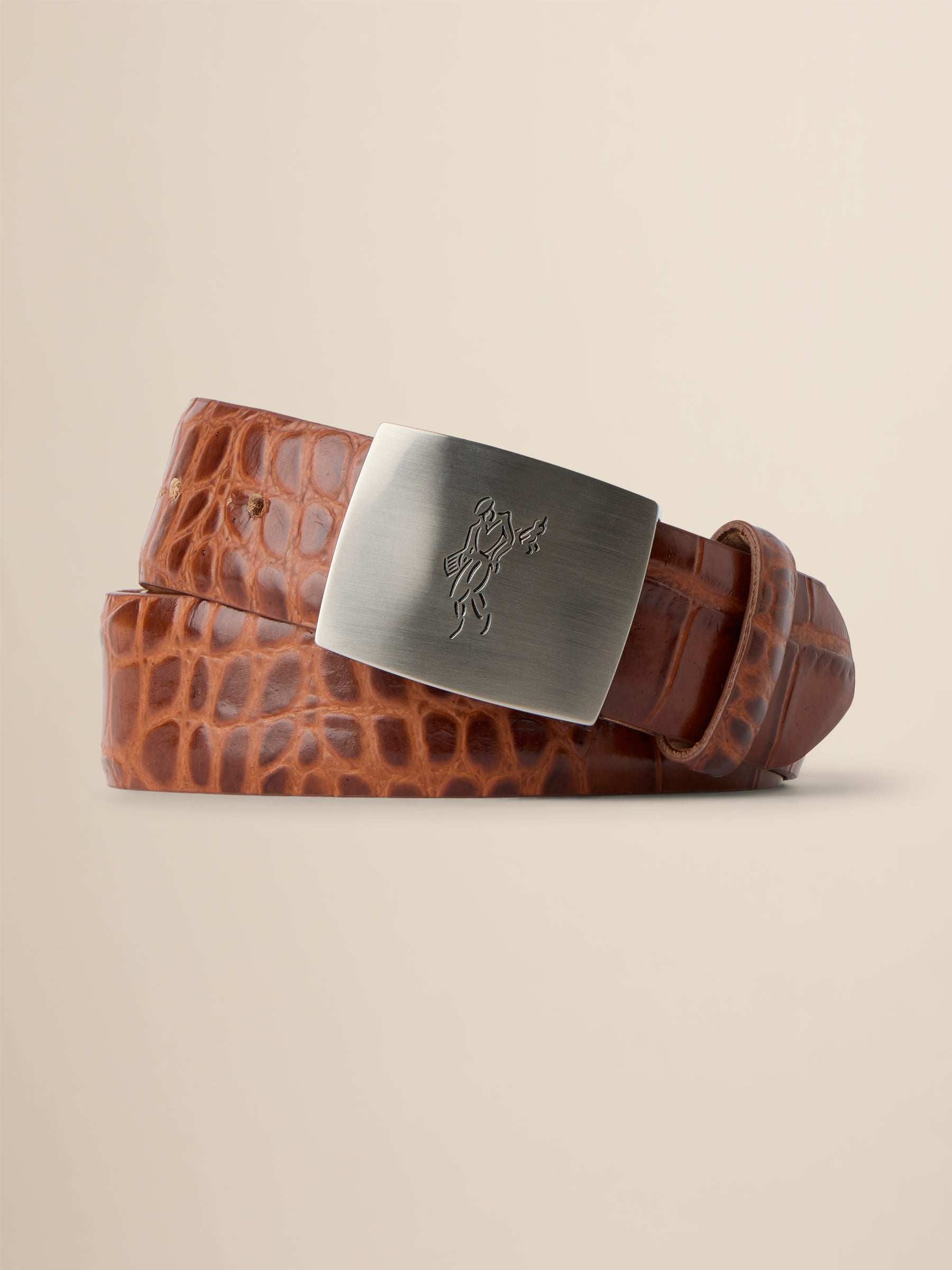 Embossed Croc Golfman Belt image