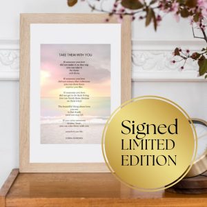 take them with you donna ashworth signed print