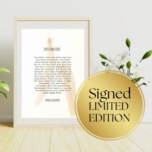 LOVE CAME FIRST SIGNED COPY DONNA ASHWORTH